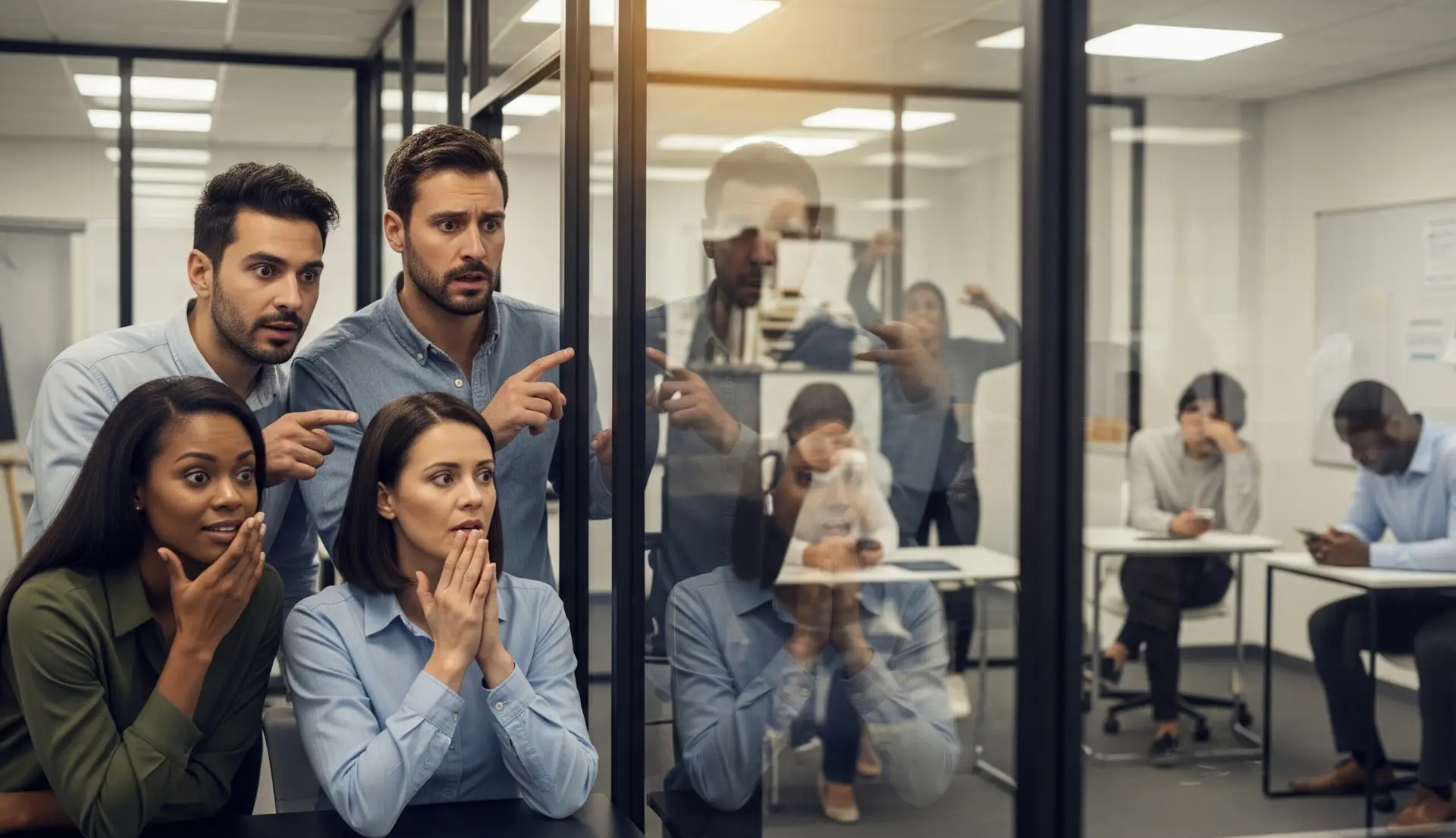 Inclusive workplace discussion focused on collaboration and team culture