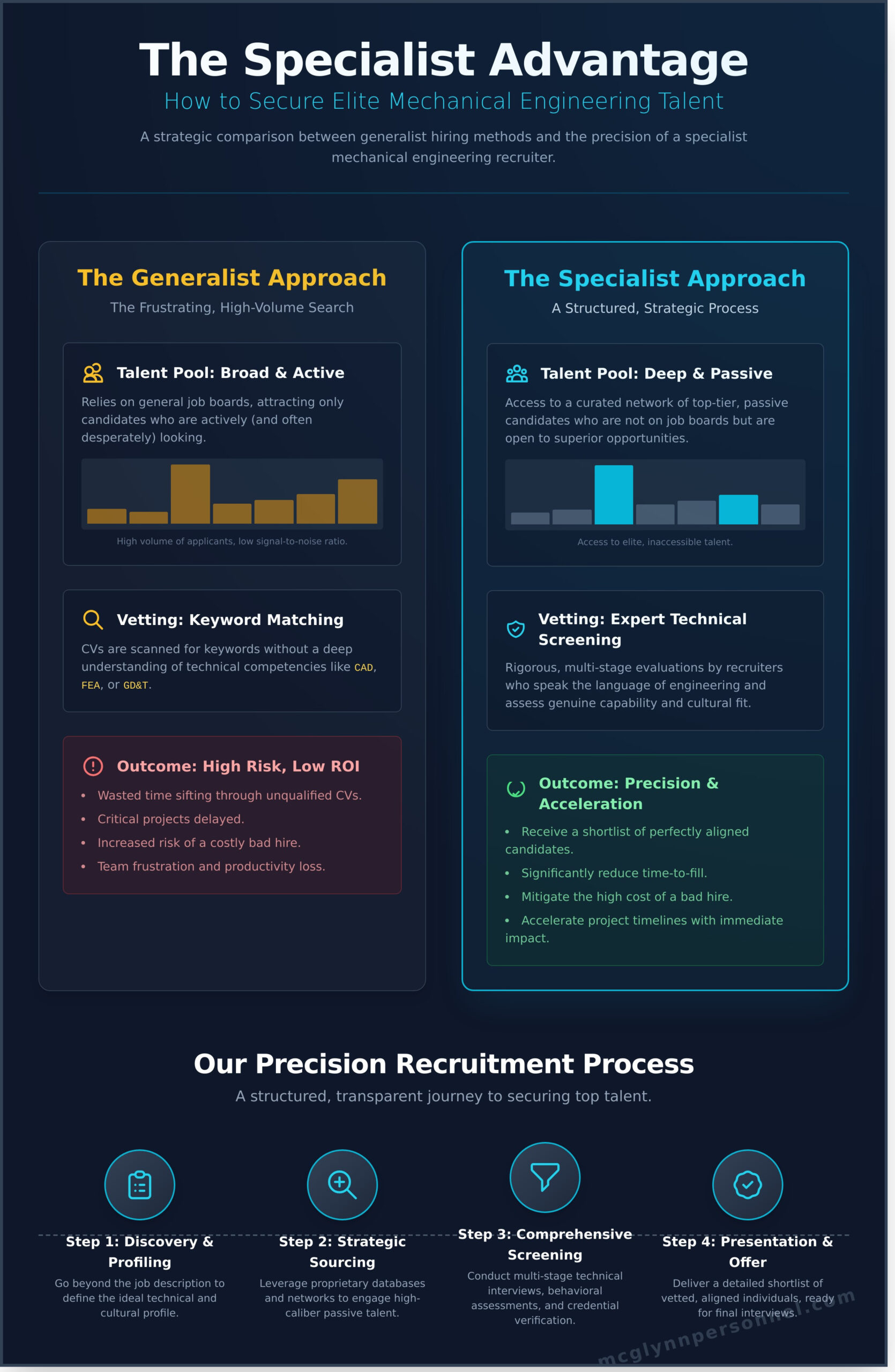 Your Expert Mechanical Engineering Recruiters for Precision Placements - Infographic